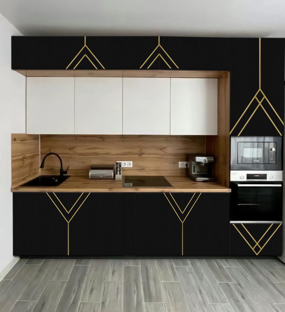 art deco elegáns konyha